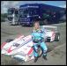 Gabriela Jílková testuje formuli MX 1 - 11 ....